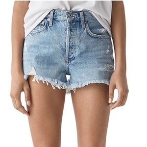 AGOLDE Revolve Parker Vintage Loose Cutoff Denim Shorts SWAPMEET